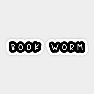 Bookworm Book Lover Sticker